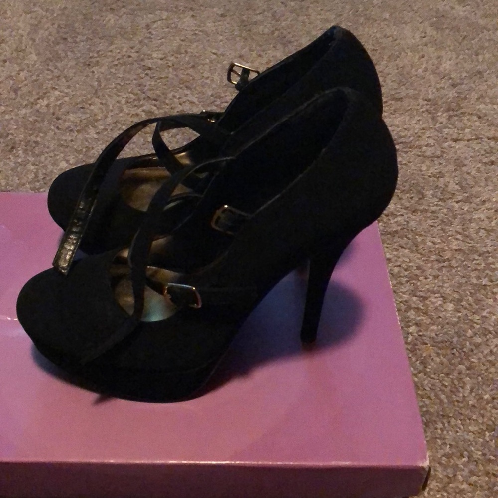 Black heels